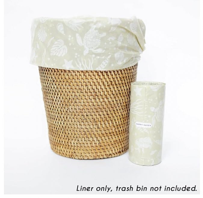 Trash Bags for 2,3,4 Gallon Trash Can, Small Garbage Bags - Bedroom & Bathroom, Decorative Cute Wastebasket Trash Can Liner Kids - 50 Count (Everyday Electric)