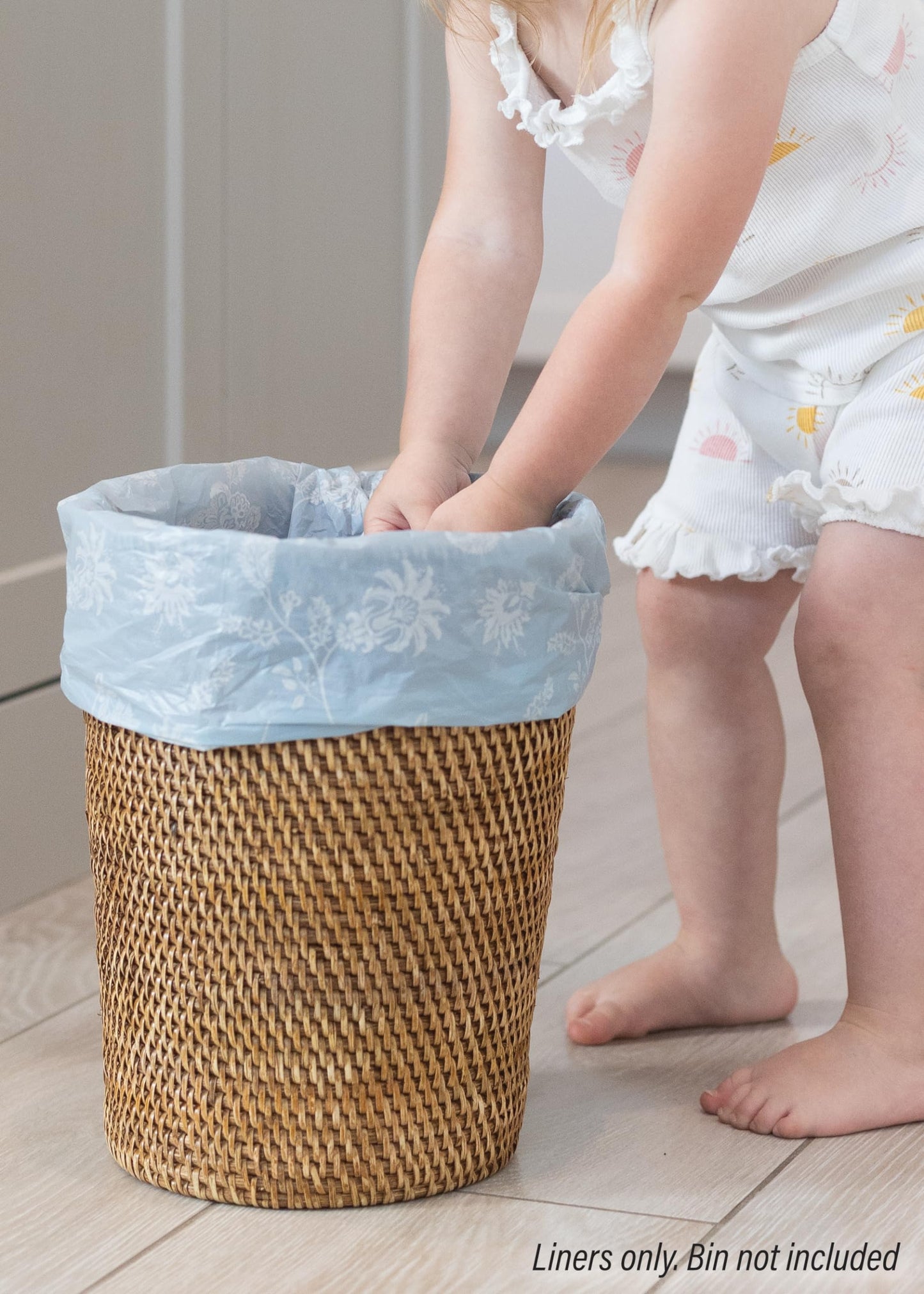 Trash Bags for 2,3,4 Gallon Trash Can, Small Garbage Bags - Bedroom & Bathroom, Decorative Cute Wastebasket Trash Can Liner Kids - 50 Count (Everyday Electric)
